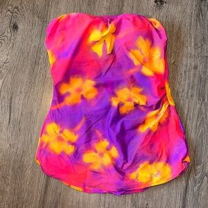 Vintage Vibrant Floral Women's Swimwear